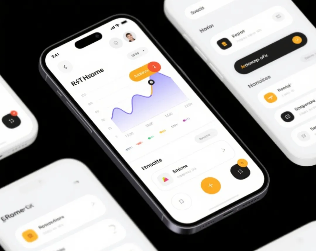 移动端界面与流程示意